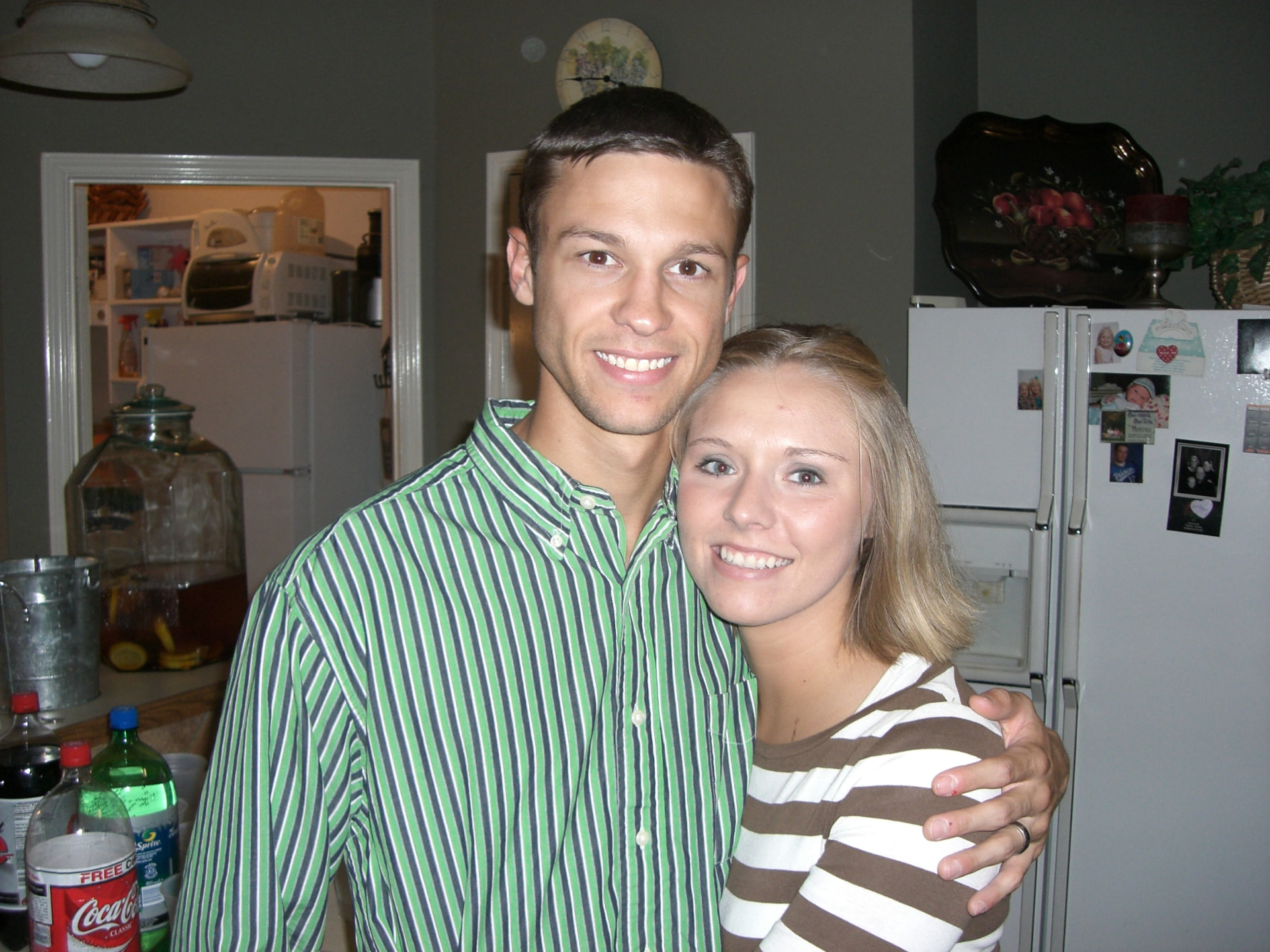 Katy and her husband in the early years